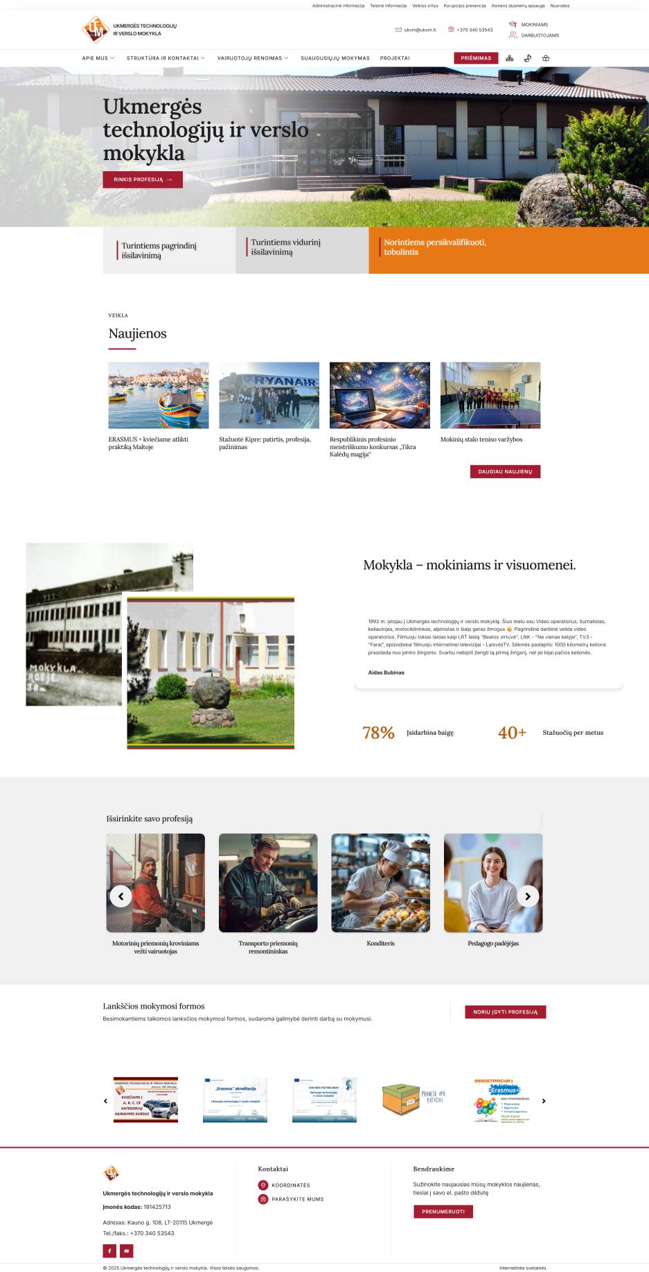 Scuola di Tecnologia e Business di Ukmergė